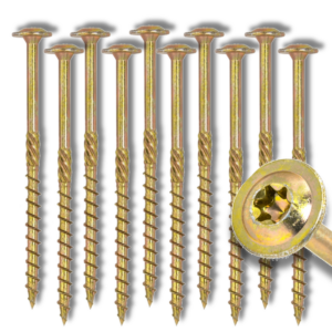 Wkręty Ciesielskie Talerzowe Do Drewna TORX - 1 sztuka